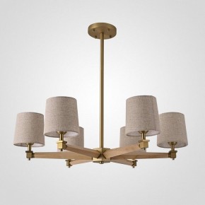 Люстра на штанге Imperiumloft Jorgenson Beige/Light wood STAVRA01 в Златоусте - zlatoust.ok-mebel.com | фото
