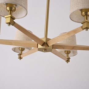 Люстра на штанге Imperiumloft Jorgenson Beige/Light wood STAVRA01 в Златоусте - zlatoust.ok-mebel.com | фото 6