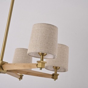 Люстра на штанге Imperiumloft Jorgenson Beige/Light wood STAVRA01 в Златоусте - zlatoust.ok-mebel.com | фото 7