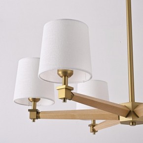 Люстра на штанге Imperiumloft Jorgenson White/Light wood STAVRA01 в Златоусте - zlatoust.ok-mebel.com | фото 11