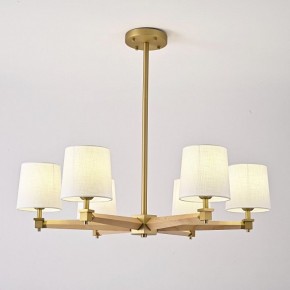 Люстра на штанге Imperiumloft Jorgenson White/Light wood STAVRA01 в Златоусте - zlatoust.ok-mebel.com | фото 2