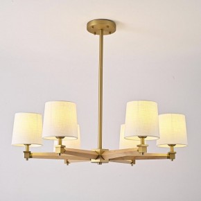 Люстра на штанге Imperiumloft Jorgenson White/Light wood STAVRA01 в Златоусте - zlatoust.ok-mebel.com | фото 3