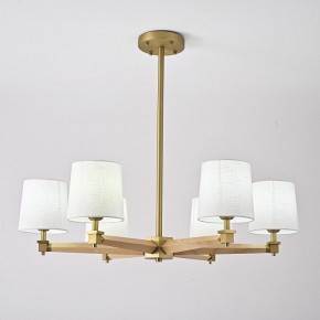 Люстра на штанге Imperiumloft Jorgenson White/Light wood STAVRA01 в Златоусте - zlatoust.ok-mebel.com | фото 4