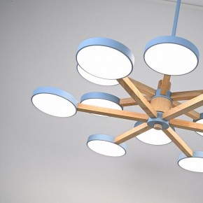 Люстра на штанге Imperiumloft TURNA Blue TURNA-DBL01 в Златоусте - zlatoust.ok-mebel.com | фото 6