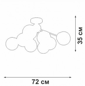 Люстра на штанге Vitaluce V3772 V3772-8/8PL в Златоусте - zlatoust.ok-mebel.com | фото 4