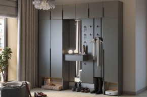 МЕБЕЛЬСОН К32 Прихожая (графит) в Златоусте - zlatoust.ok-mebel.com | фото