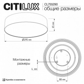 Накладной светильник Citilux BART CL755290 в Златоусте - zlatoust.ok-mebel.com | фото 7