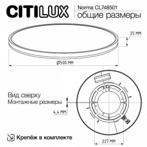 Накладной светильник Citilux Norma CL748501 в Златоусте - zlatoust.ok-mebel.com | фото 9
