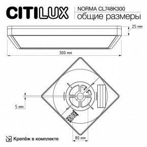 Накладной светильник Citilux Norma CL748K300 в Златоусте - zlatoust.ok-mebel.com | фото 7