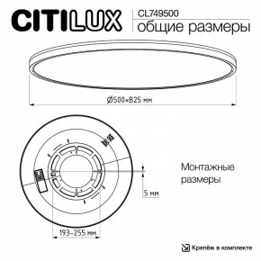 Накладной светильник Citilux NORMA CL749500 в Златоусте - zlatoust.ok-mebel.com | фото 12