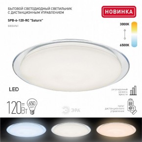 Накладной светильник Эра Классик SPB-6-120-RC Saturn (С) в Златоусте - zlatoust.ok-mebel.com | фото 3