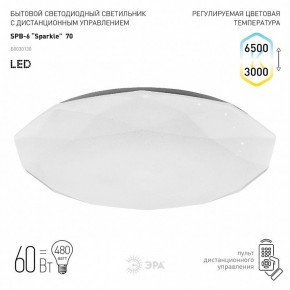 Накладной светильник Эра Классик SPB-6-70-RC Sparkle в Златоусте - zlatoust.ok-mebel.com | фото 2