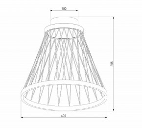 Накладной светильник Eurosvet Cesta 40018/1 LED коричневый в Златоусте - zlatoust.ok-mebel.com | фото 4