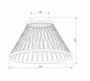 Накладной светильник Eurosvet Cesta 40019/1 LED коричневый в Златоусте - zlatoust.ok-mebel.com | фото 4