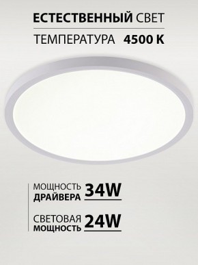 Накладной светильник Natali Kovaltseva PLAIN LED LAMPS 81113/3C в Златоусте - zlatoust.ok-mebel.com | фото 3