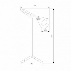 Настольная лампа декоративная Eurosvet Enigma 01186/1 черный в Златоусте - zlatoust.ok-mebel.com | фото 3