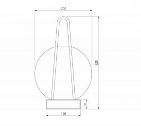 Настольная лампа декоративная Eurosvet Frasco 80507/1 черный в Златоусте - zlatoust.ok-mebel.com | фото 3