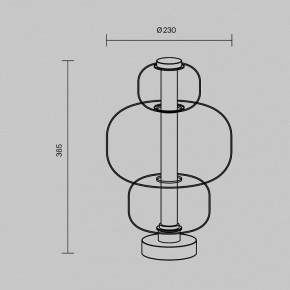 Настольная лампа декоративная Maytoni Atmos MOD364TL-L15W3K в Златоусте - zlatoust.ok-mebel.com | фото 5