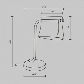 Настольная лампа декоративная Maytoni Cabaret MOD170TL-L8BS3K в Златоусте - zlatoust.ok-mebel.com | фото 7