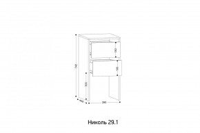 НИКОЛЬ 25 Шкаф 5-ти створчатый в Златоусте - zlatoust.ok-mebel.com | фото 7