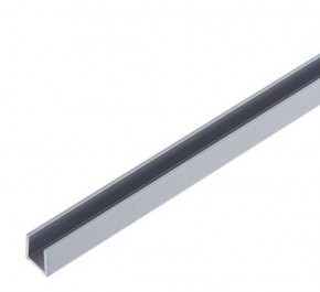 Планка торцевая "П" 4 мм для стеновой панели (алюминий) в Златоусте - zlatoust.ok-mebel.com | фото 1