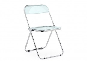 Пластиковый стул Fold складной clear gray-blue в Златоусте - zlatoust.ok-mebel.com | фото 1