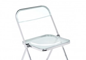 Пластиковый стул Fold складной clear gray-blue в Златоусте - zlatoust.ok-mebel.com | фото 5