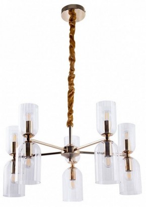 Подвесная люстра Arte Lamp Charm A1623LM-10GO в Златоусте - zlatoust.ok-mebel.com | фото