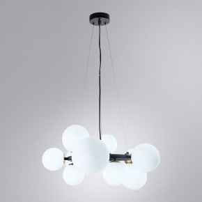 Подвесная люстра Arte Lamp Gemini A2243SP-10BK в Златоусте - zlatoust.ok-mebel.com | фото 3