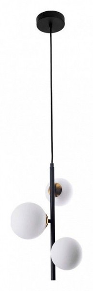 Подвесная люстра Arte Lamp Gemini A2243SP-3BK в Златоусте - zlatoust.ok-mebel.com | фото 2