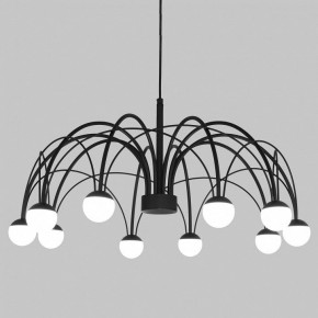 Подвесная люстра Eurosvet Ragno 90034/10 LED черный в Златоусте - zlatoust.ok-mebel.com | фото