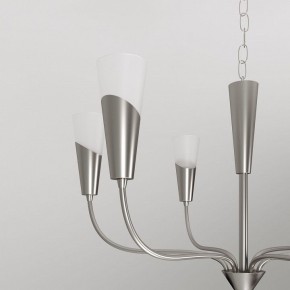 Подвесная люстра Eurosvet Rhyton 60167/6 никель в Златоусте - zlatoust.ok-mebel.com | фото 8