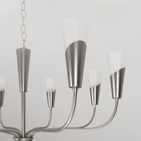 Подвесная люстра Eurosvet Rhyton 60167/8 никель в Златоусте - zlatoust.ok-mebel.com | фото 8