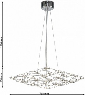Подвесная люстра Favourite Thinner 4305-8P в Златоусте - zlatoust.ok-mebel.com | фото 5