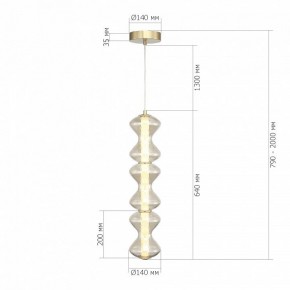 Подвесная люстра ST-Luce SPINE SL6136.213.01 в Златоусте - zlatoust.ok-mebel.com | фото 4