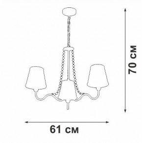 Подвесная люстра Vitaluce V1848 V1848-8/3 в Златоусте - zlatoust.ok-mebel.com | фото 7