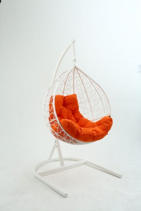 Подвесное кресло Бароло (белый/оранжевый) в Златоусте - zlatoust.ok-mebel.com | фото