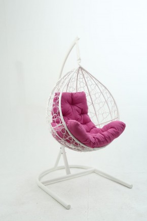Подвесное кресло Бароло (белый/розовый) в Златоусте - zlatoust.ok-mebel.com | фото