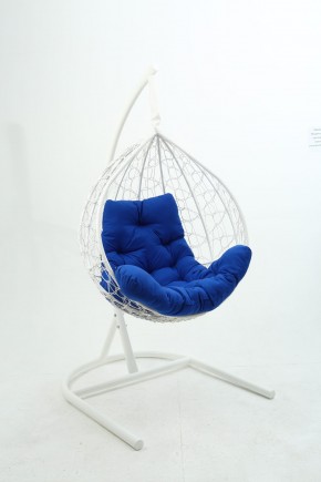 Подвесное кресло Бароло (белый/синий) в Златоусте - zlatoust.ok-mebel.com | фото
