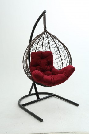 Подвесное кресло Бароло (коричневый/бордо) в Златоусте - zlatoust.ok-mebel.com | фото