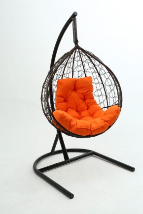 Подвесное кресло Бароло (коричневый/оранжевый) в Златоусте - zlatoust.ok-mebel.com | фото