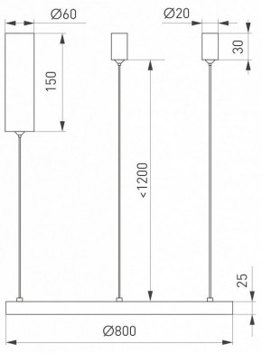 Подвесной светильник Arlight CONGO 046245 в Златоусте - zlatoust.ok-mebel.com | фото 4