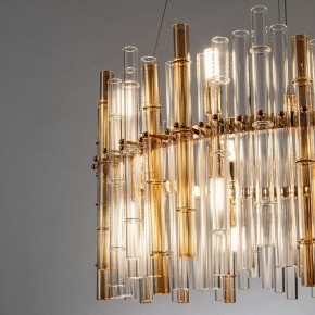 Подвесной светильник Arte Lamp Crystalla A4111LM-16GO в Златоусте - zlatoust.ok-mebel.com | фото 3