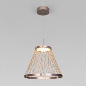 Подвесной светильник Eurosvet Cesta 40016/1 LED коричневый в Златоусте - zlatoust.ok-mebel.com | фото 2
