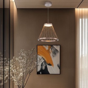 Подвесной светильник Eurosvet Cesta 40016/1 LED коричневый в Златоусте - zlatoust.ok-mebel.com | фото 4
