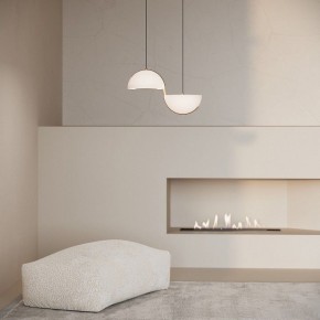Подвесной светильник Eurosvet Emisfero 50083/2 LED золото в Златоусте - zlatoust.ok-mebel.com | фото 2
