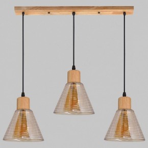 Подвесной светильник Imex MD.5870 MD.5870-3-P-WOOD+BK в Златоусте - zlatoust.ok-mebel.com | фото