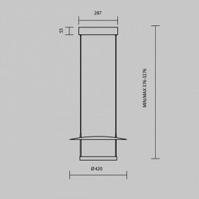 Подвесной светильник Maytoni Ambience MOD280PL-L23B3K1 в Златоусте - zlatoust.ok-mebel.com | фото 4