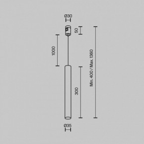 Подвесной светильник Maytoni Focus Led TR155-1-5W3K-BS в Златоусте - zlatoust.ok-mebel.com | фото 4