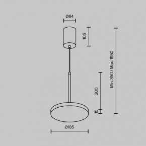 Подвесной светильник Maytoni Plato P076PL-L12W4K-BS в Златоусте - zlatoust.ok-mebel.com | фото 6